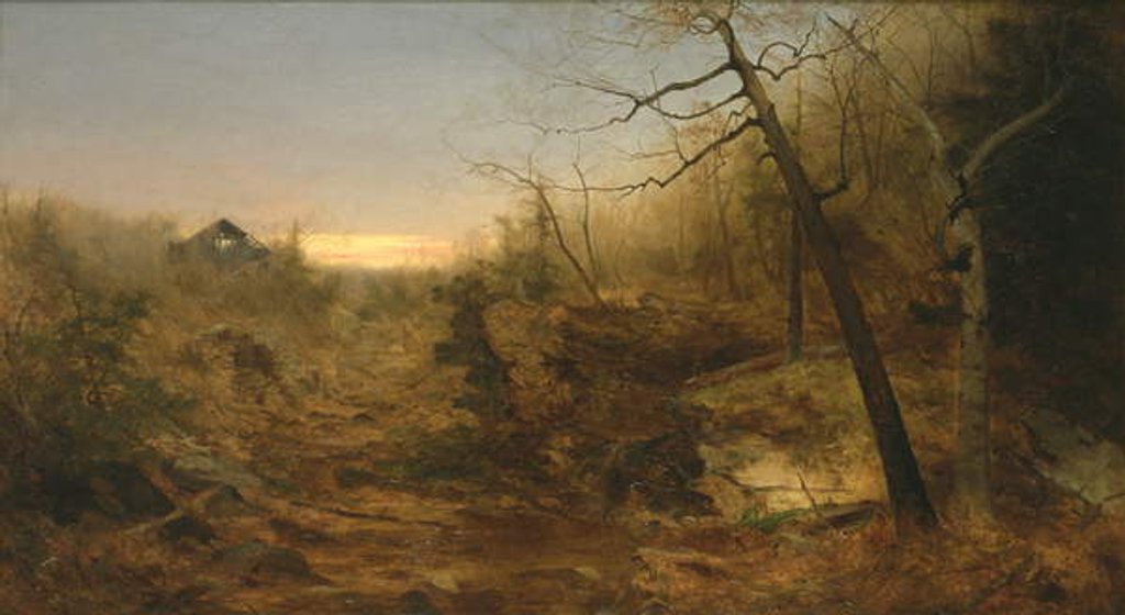 Detail of Autumn, Mill Stream, 1860 by Jervis McEntee