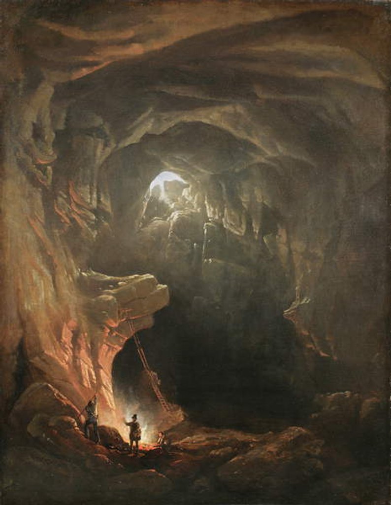 Detail of Mammoth Cave, Kentucky, 1843 by Regis Francis Gignoux
