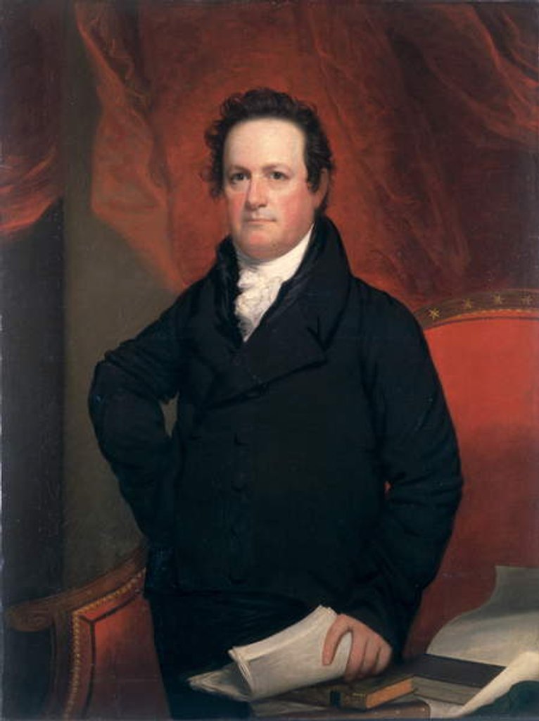 Detail of De Witt Clinton, c.1820 by John Wesley Jarvis
