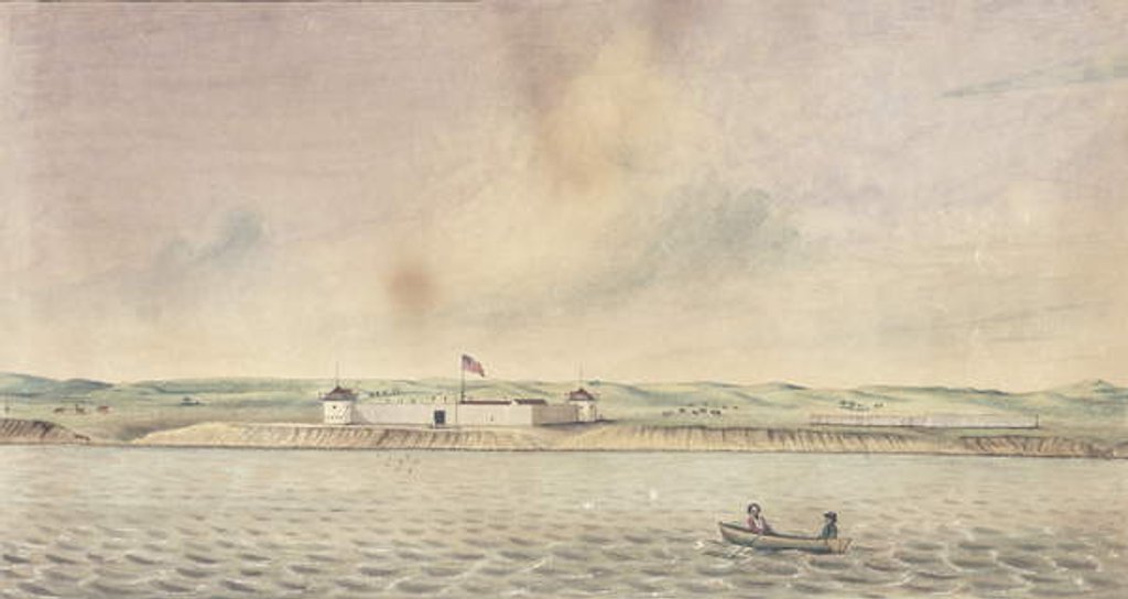 Detail of Fort Union, Missouri, 1843 by Isaac Sprague