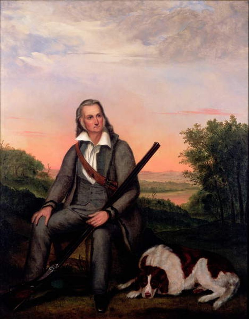 Detail of Portrait of John James Audubon c.1840-41 by John Woodhouse Audubon