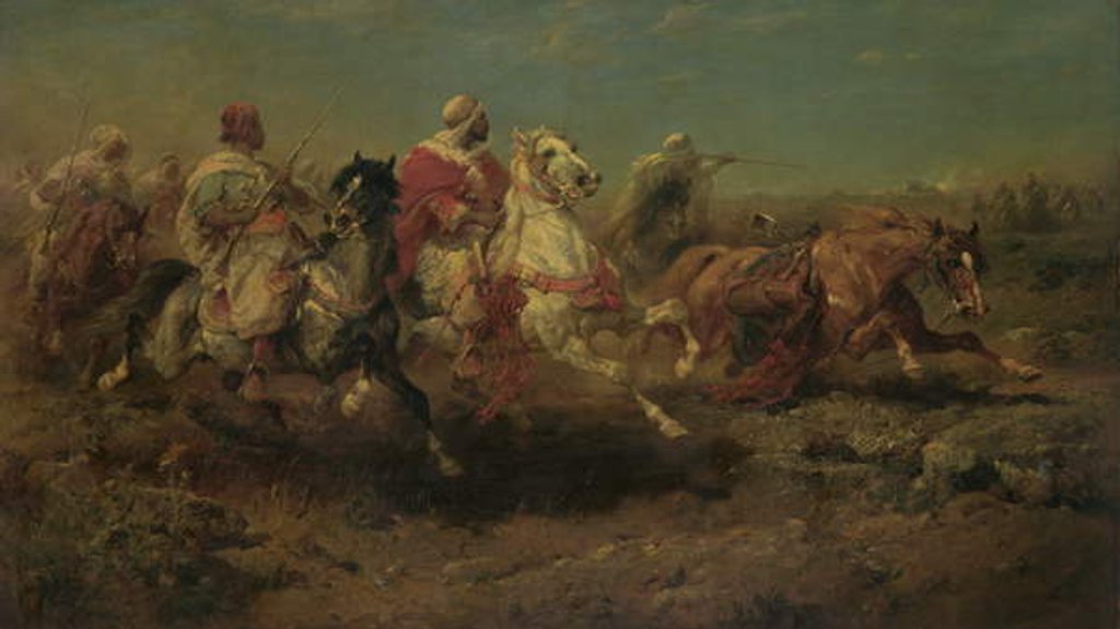 Detail of The Attack by Adolf Schreiyer