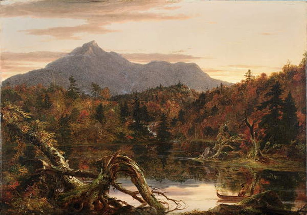 Detail of Autumn Twilight, View of Corway Peak, 1834 by Thomas Cole