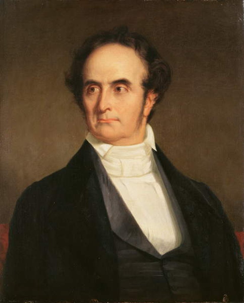 Detail of Portrait of Daniel Webster, 1842 by George Peter Alexander Healy
