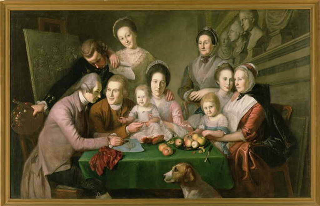 Detail of The Peale Family, c.1770-3 by Charles Willson Peale