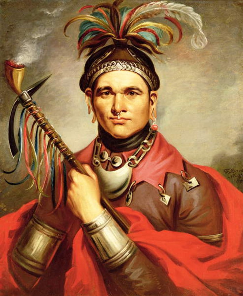 Detail of Portrait of Ki-on-twog-ky, 1796 by F. Bartoli