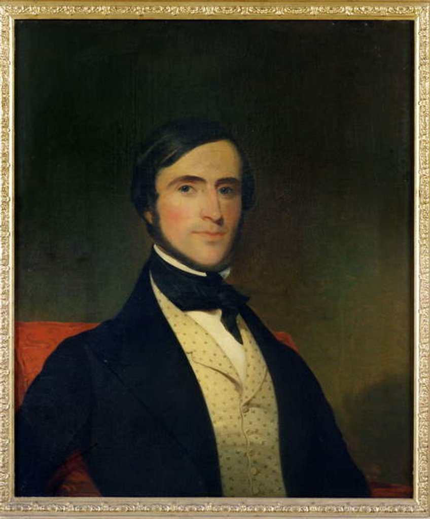 Detail of Charles Louis Tiffany, c.1840 by William Henry Powell