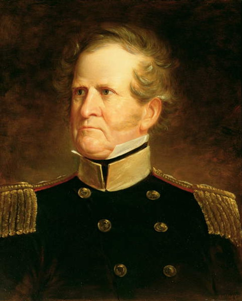 Detail of General Winfield Scott, c.1835 by George Catlin