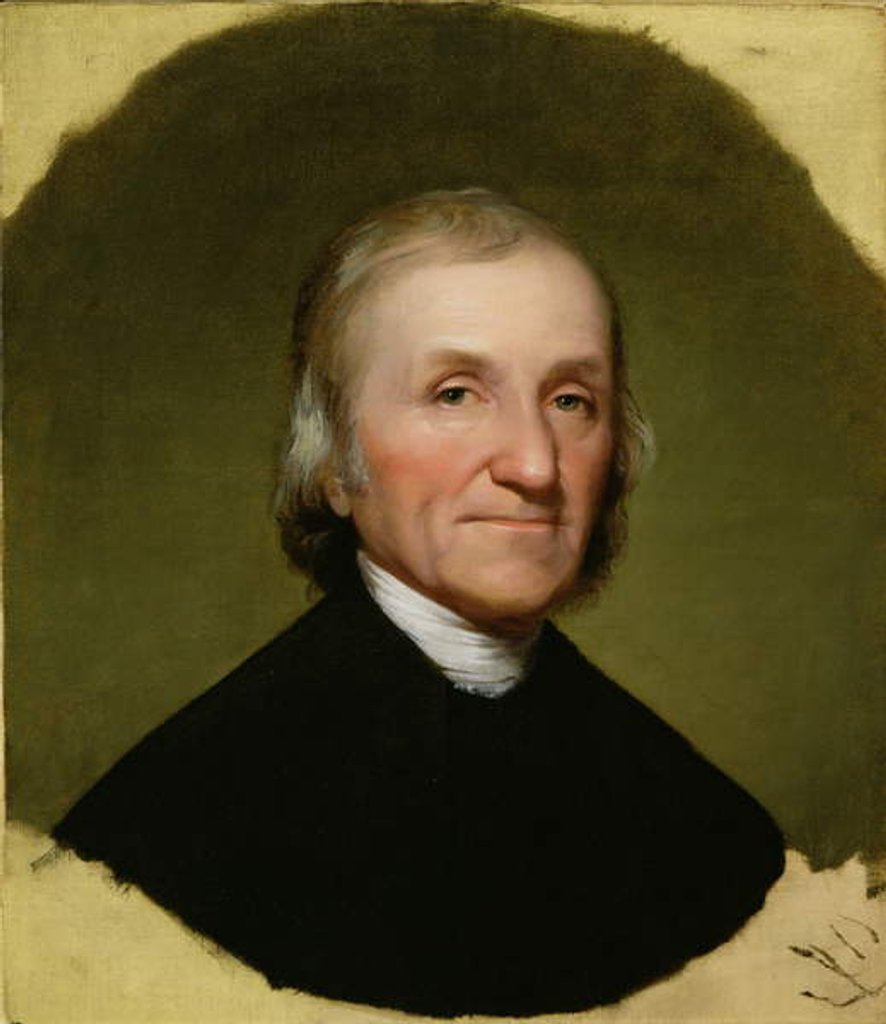 Detail of Joseph Priestley, 1801 by Rembrandt Peale