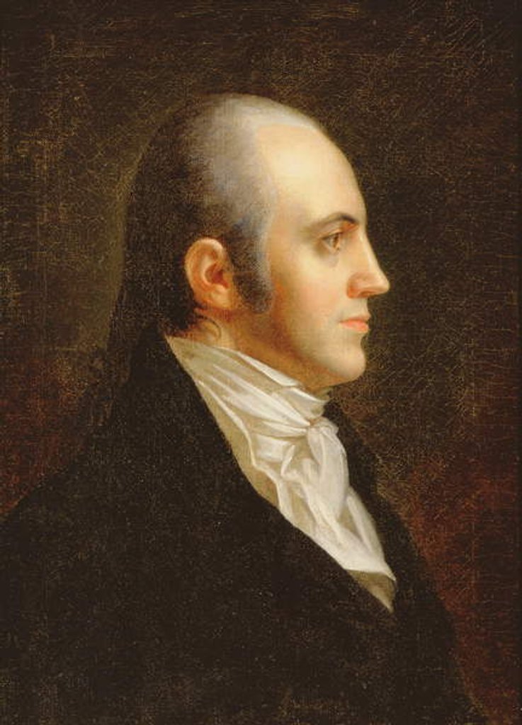 Detail of Aaron Burr, 1802 by John Vanderlyn