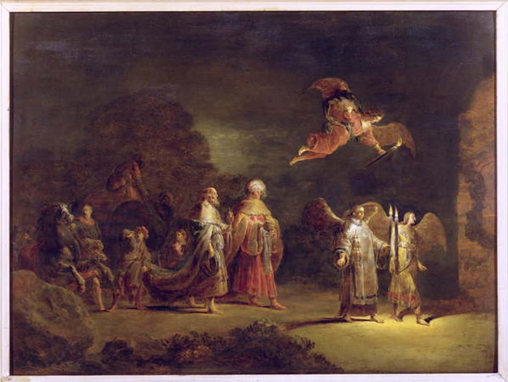 Detail of The Magi Going to Bethlehem by Leonaert Bramer