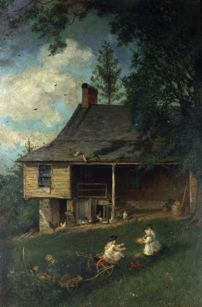Detail of Thomas Cole's First Studio, 1881 by John Mackie Falconer