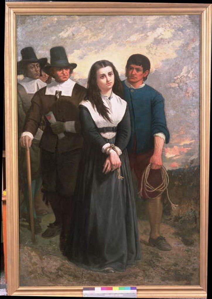 Detail of Witch Hill 1869 by Thomas Satterwhite Noble