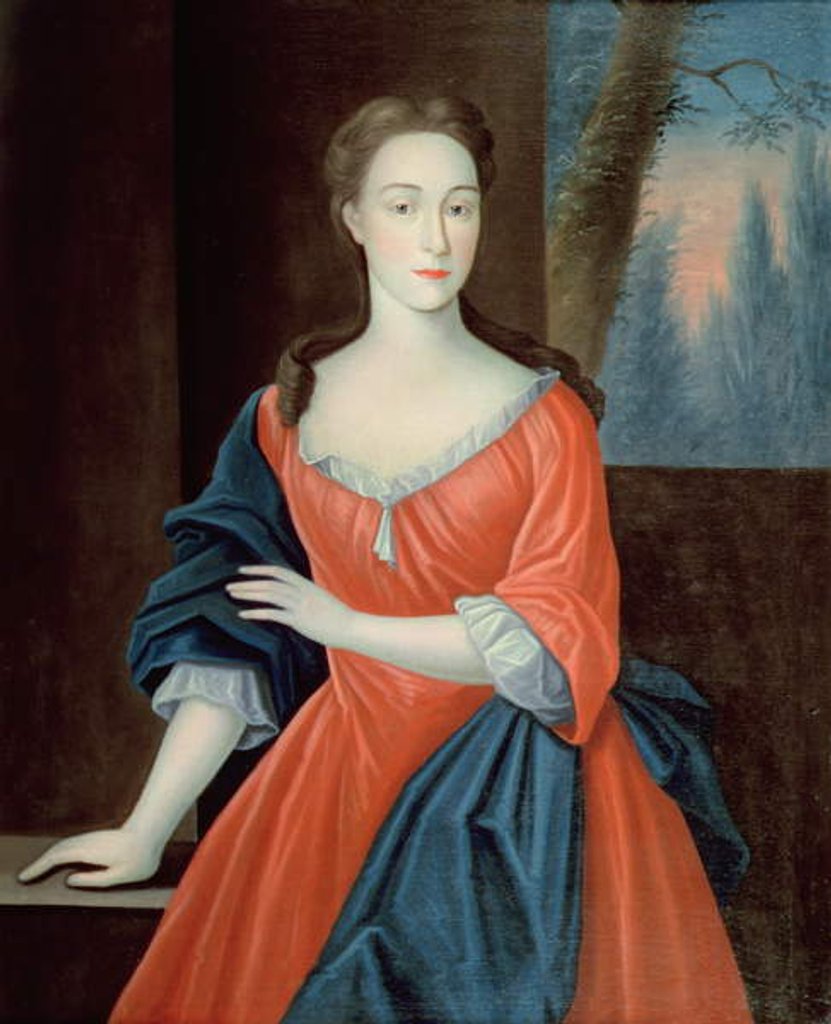 Detail of Mrs Johannes van Brugh c.1720 by Gerardus I Duyckinck