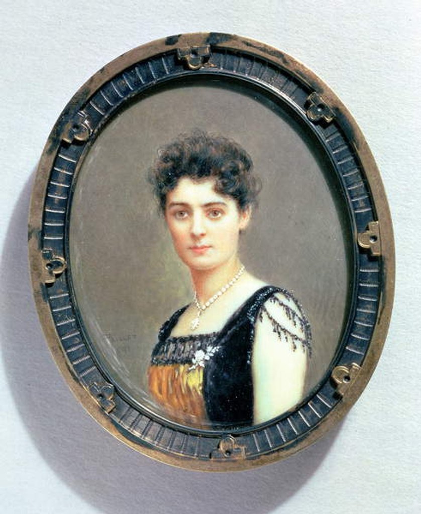 Detail of Mrs Frances Charles Grover Cleveland 1891 by Fernand Paillet