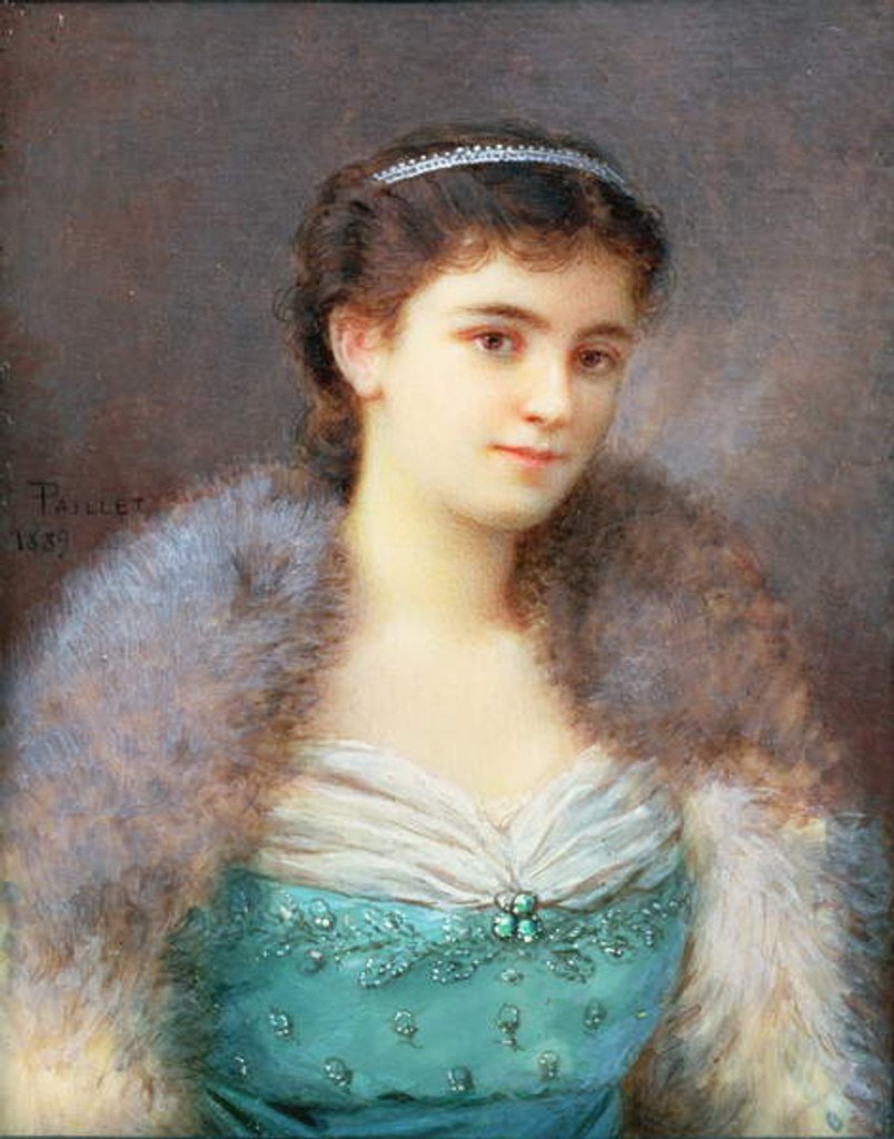 Detail of Mary Victoria Leiter, Lady Curzon 1889 by Fernand Paillet