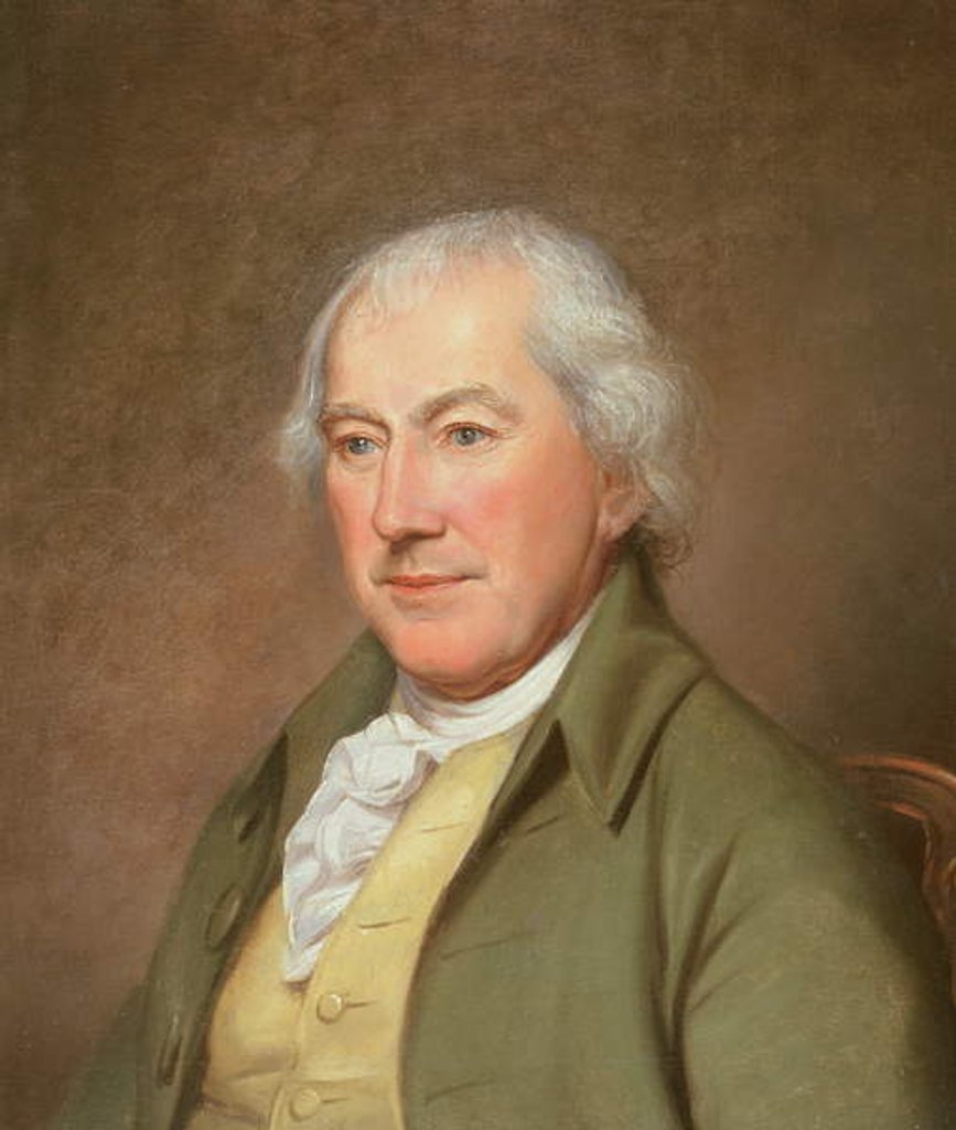 Detail of John Beale Bordley c.1790 by Charles Willson Peale