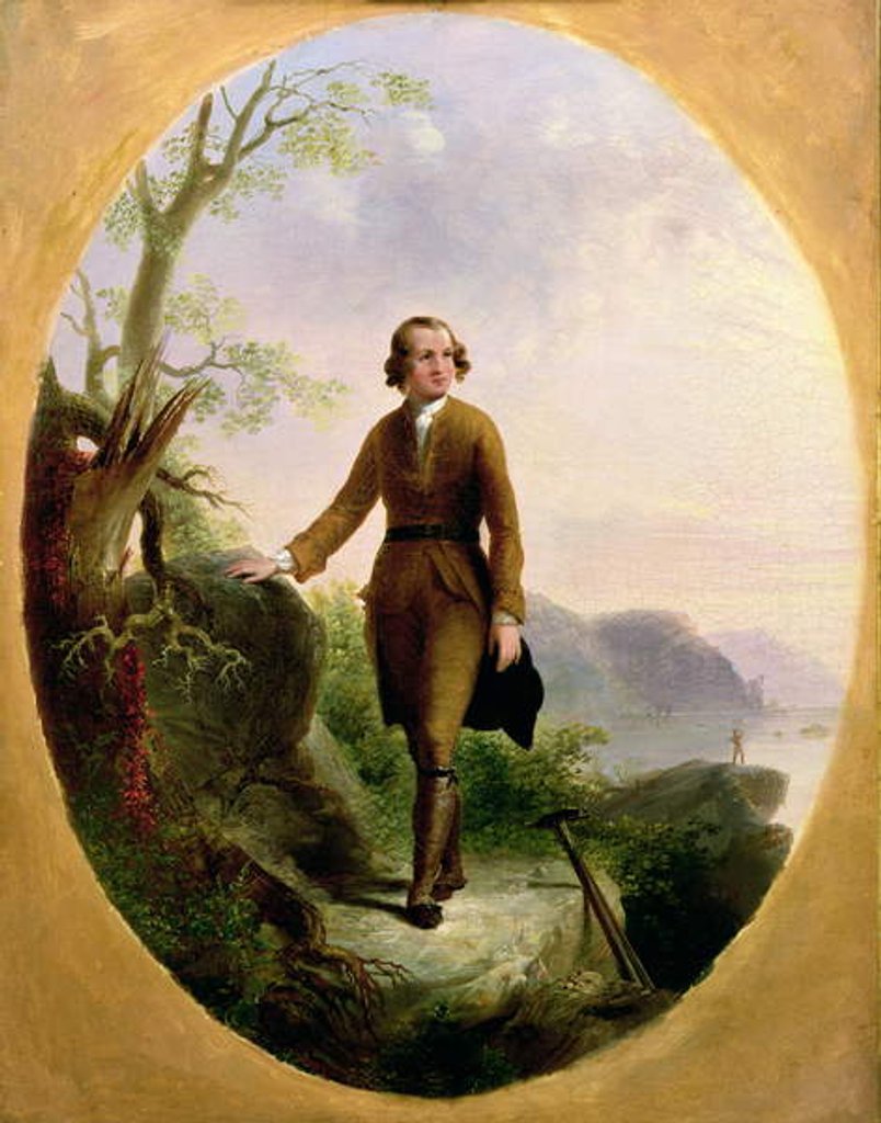 Detail of George Washington as a Young Surveyor, 1841 by John Gadsby Chapman