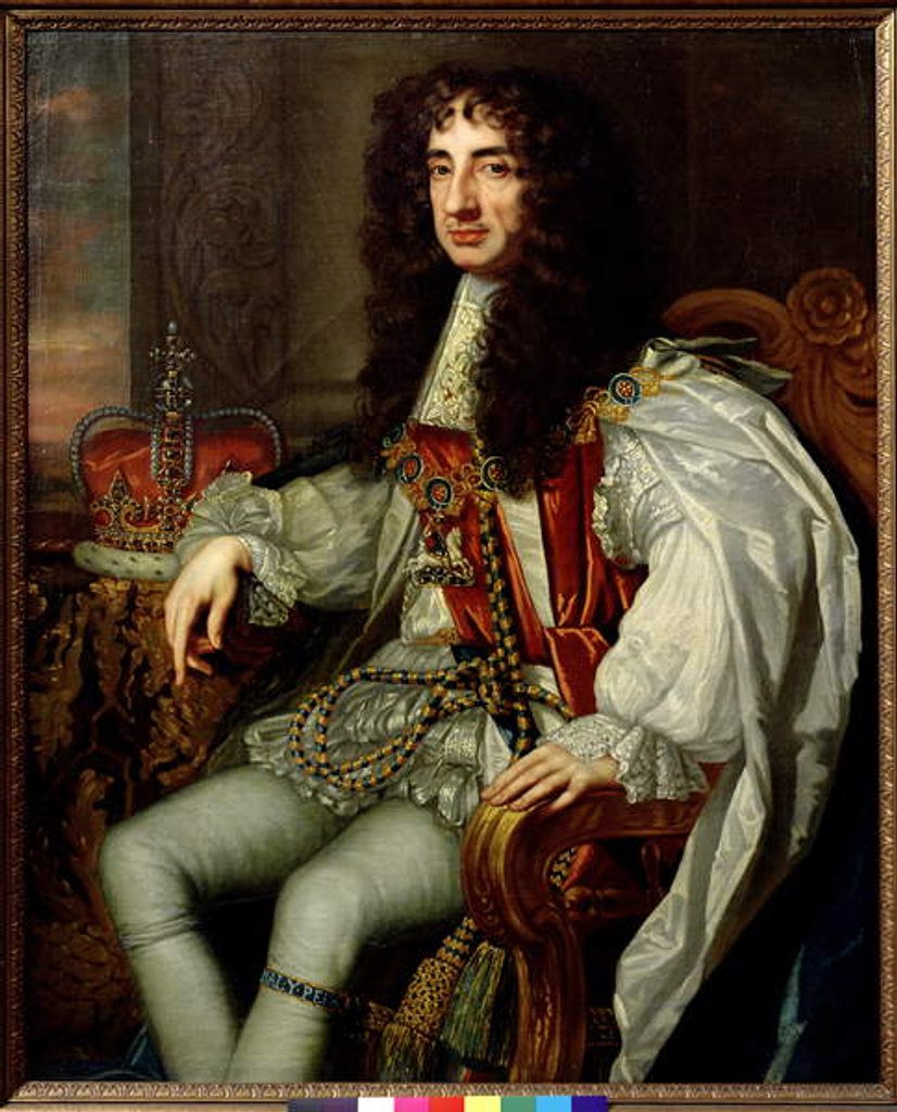 Detail of King Charles II by Peter Lely