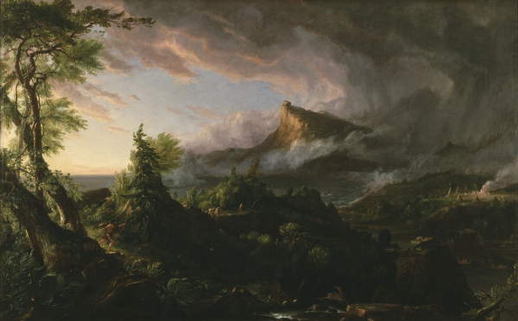 Detail of The Course of Empire: The Savage State, 1833-36 by Thomas Cole