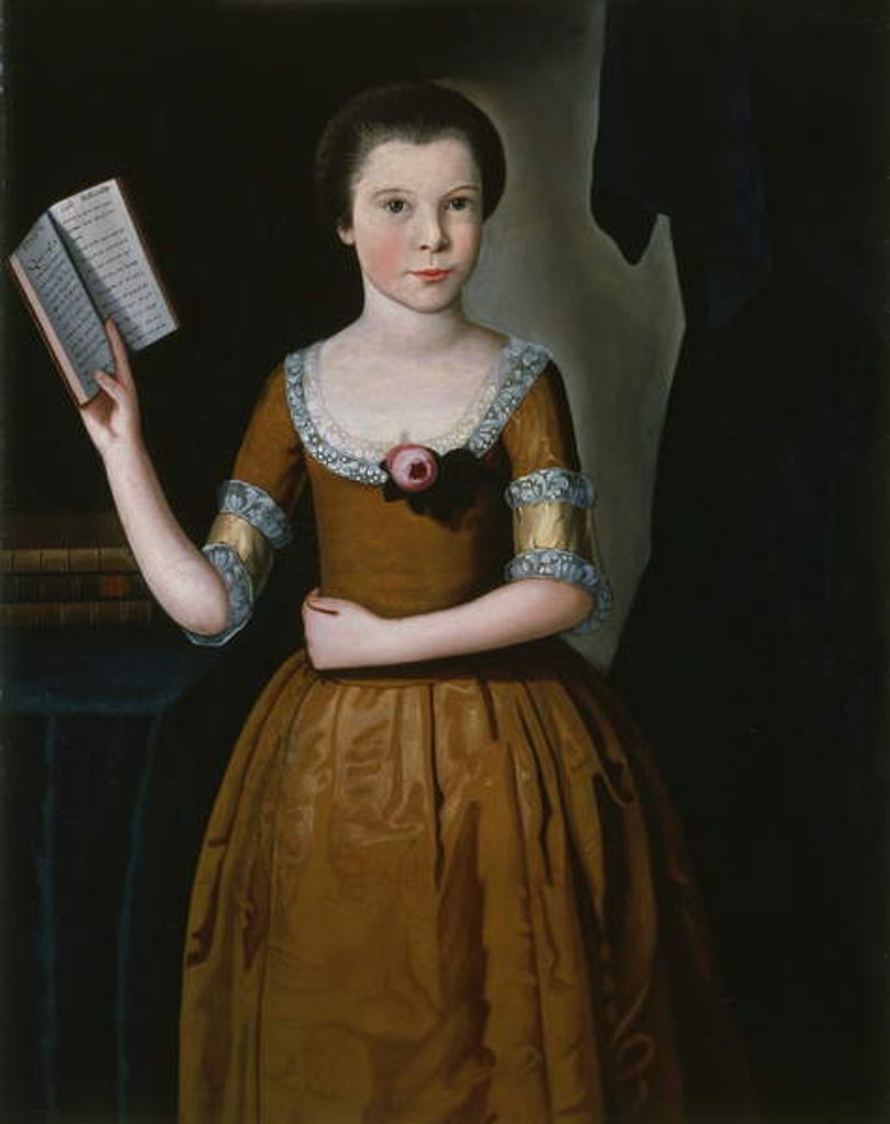 Detail of Jane Beekman, 1767 by John Durand