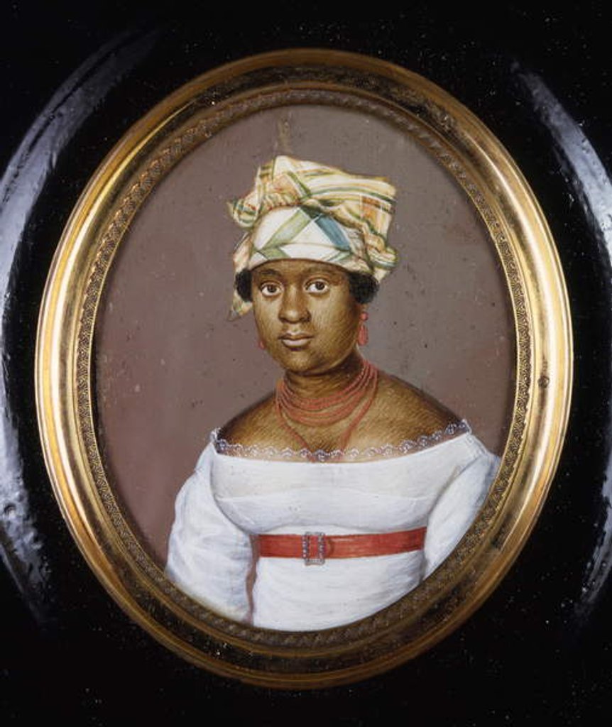 Detail of Mrs Pierre Toussaint, 1825 by Anthony Meucci