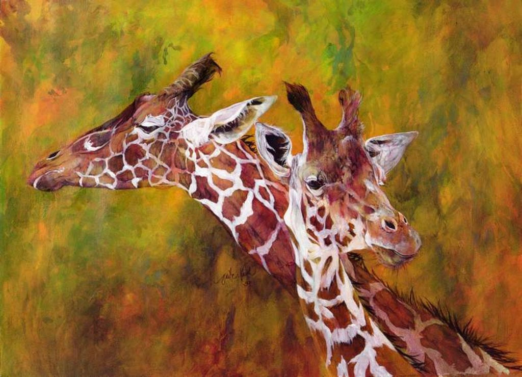 Detail of Giraffe, 1997 by Odile Kidd