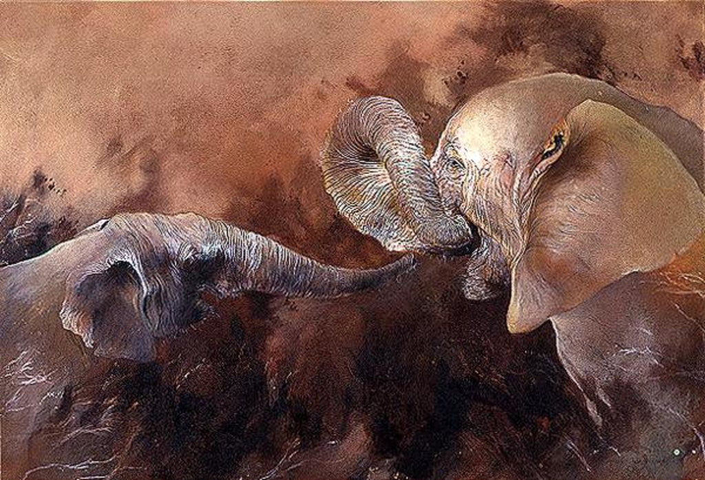 Detail of Mother and Baby, 1999 by Odile Kidd