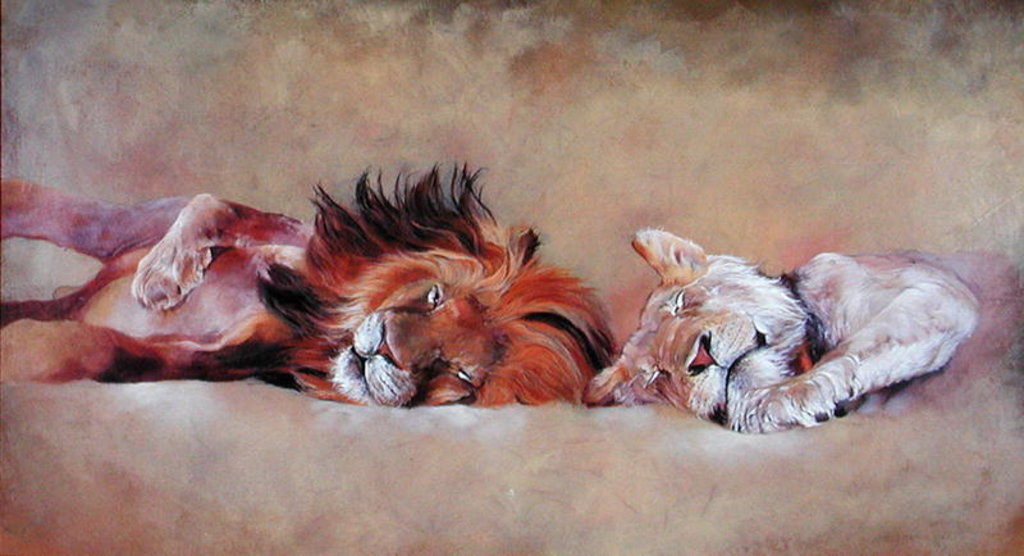 Detail of Siesta, 1999 by Odile Kidd