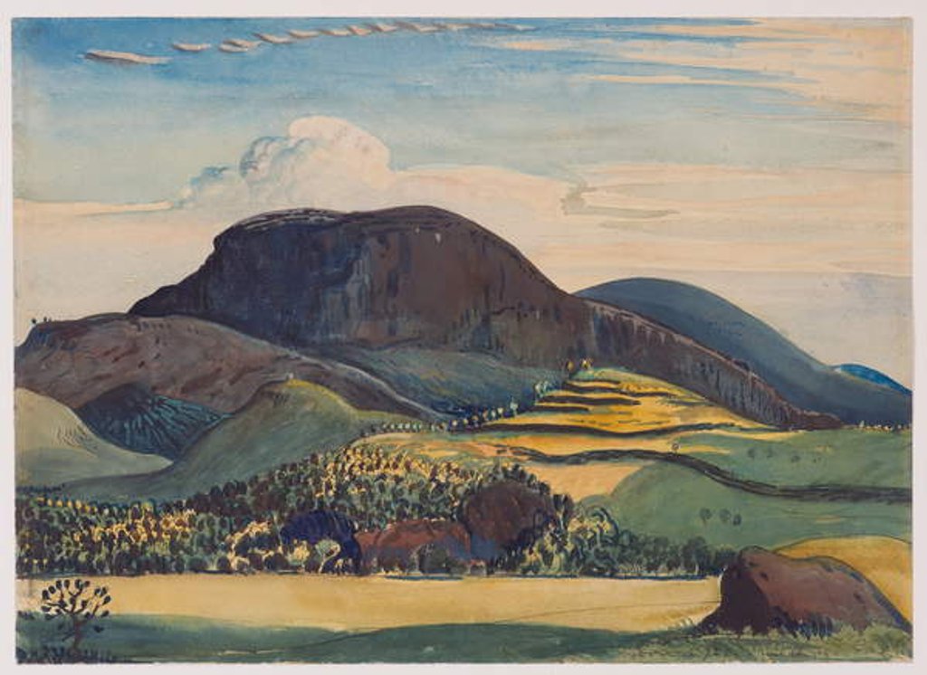 Detail of Nant Ddu, c.1911 by James Dickson Innes