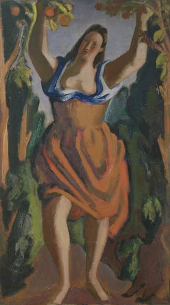 Detail of Picking Fruit, c.1940 by Bernard Meninsky