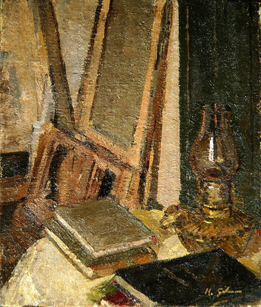 Detail of Studio Interior by Harold Gilman