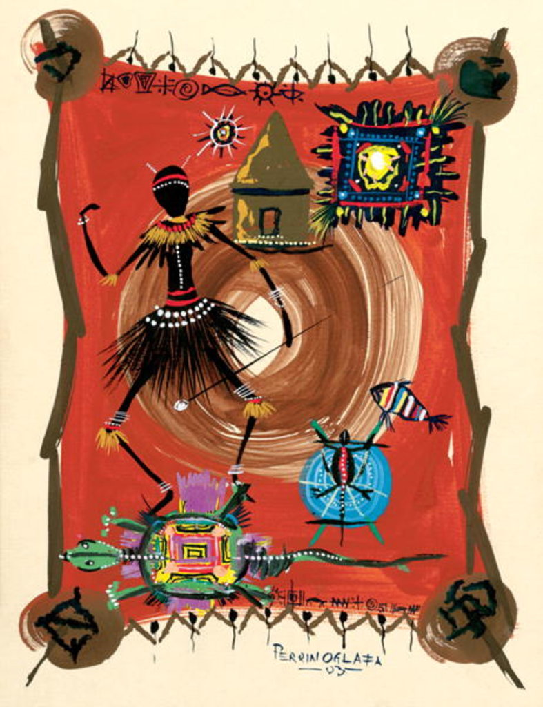 Detail of The Black Dance 1, 2003 by Oglafa Ebitari Perrin