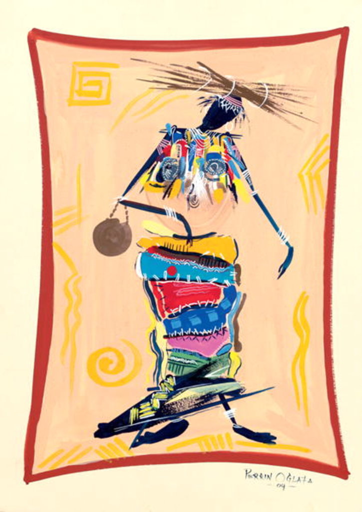 Detail of Mama, 2004 by Oglafa Ebitari Perrin