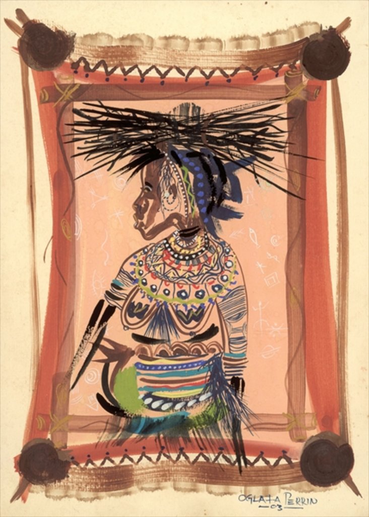 Detail of Before Modernisation, 2003 by Oglafa Ebitari Perrin