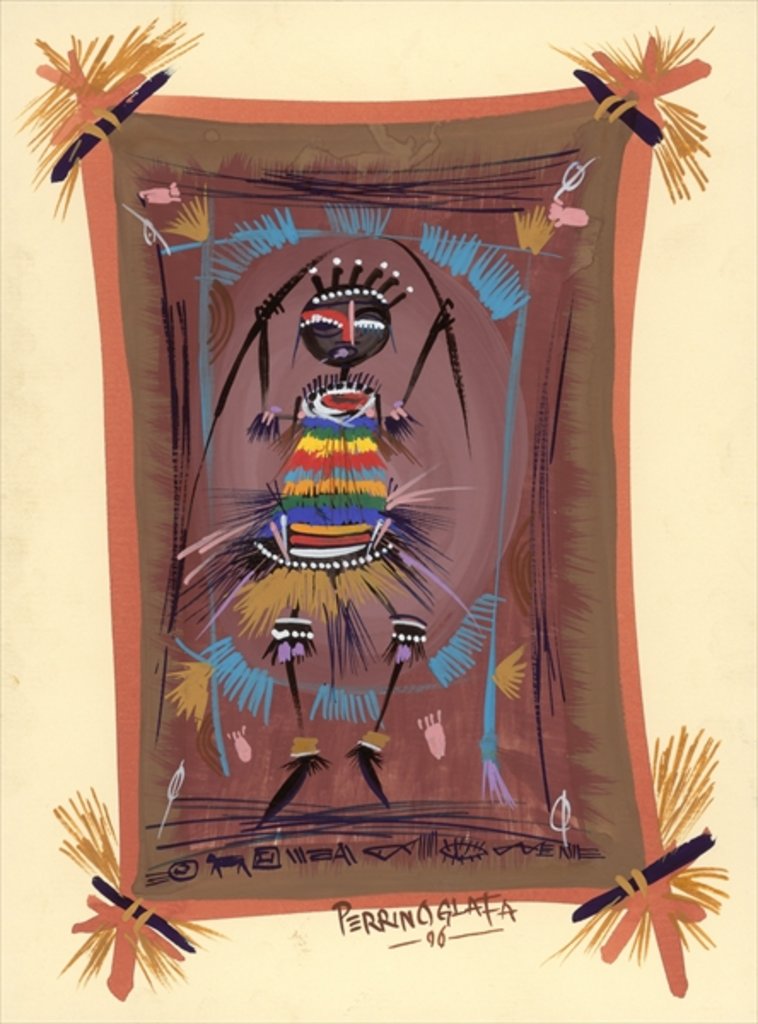 Detail of The Gift of Africa, 2006 by Oglafa Ebitari Perrin