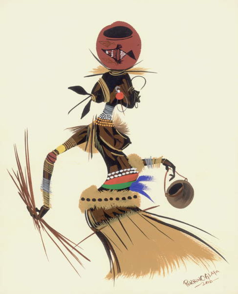 Detail of Walk for Food, 2010 by Oglafa Ebitari Perrin