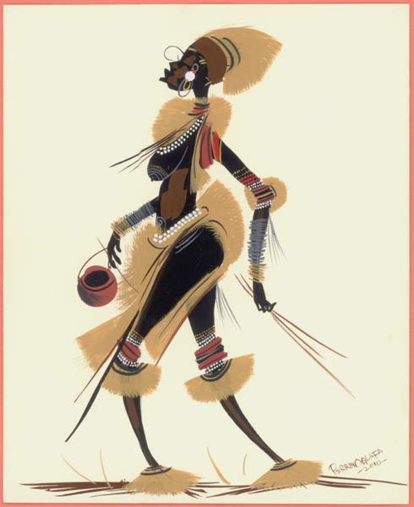 Detail of The Return of a Woman, 2010 by Oglafa Ebitari Perrin