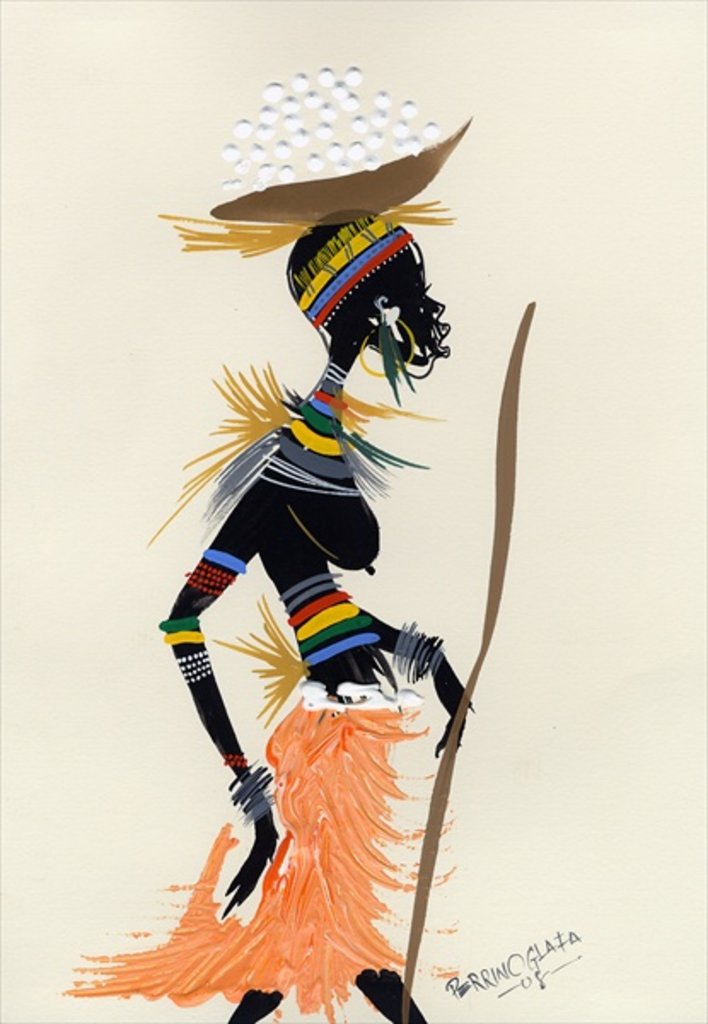 Detail of Village Treck 3, 2008 by Oglafa Ebitari Perrin