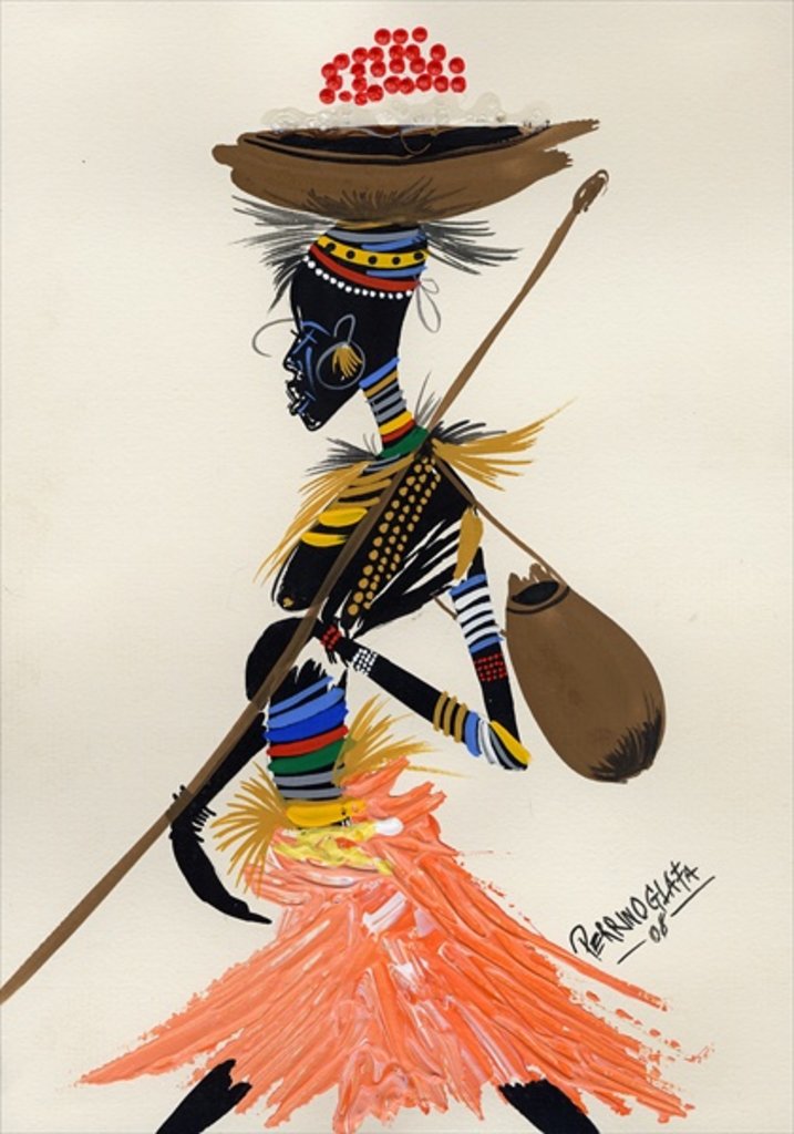 Detail of Village Treck 4, 2008 by Oglafa Ebitari Perrin