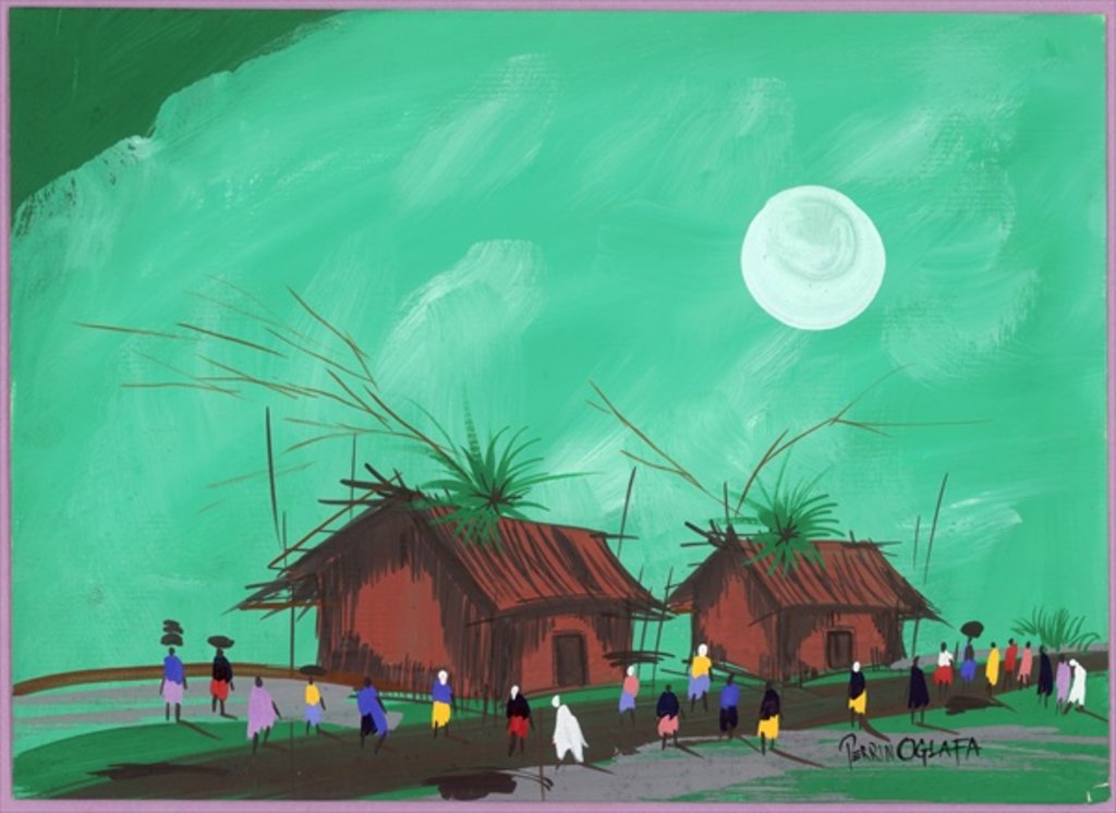 Detail of Tales by moonlight, 2008 by Oglafa Ebitari Perrin