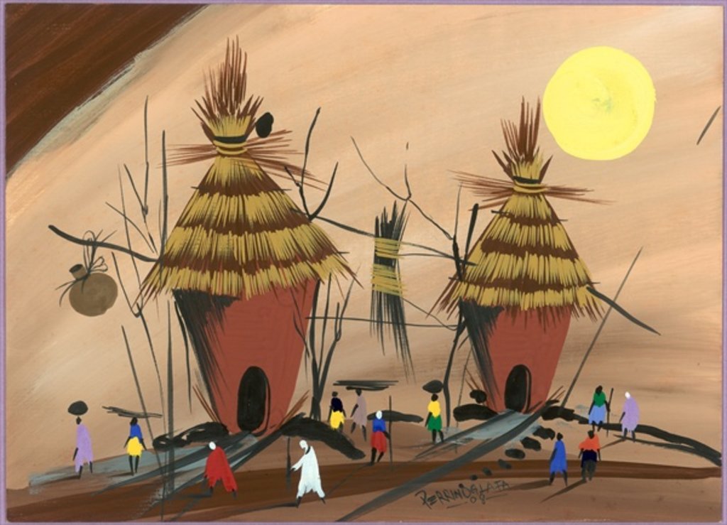 Detail of Have you been to Africa, 2008 by Oglafa Ebitari Perrin