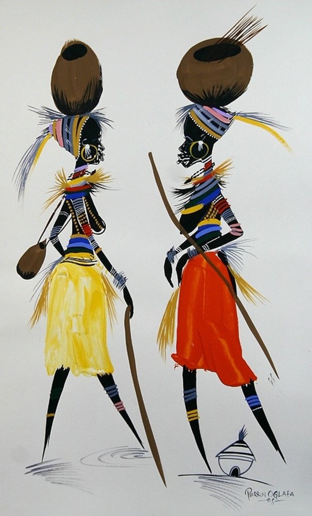 Detail of Black Models, 2008 by Oglafa Ebitari Perrin