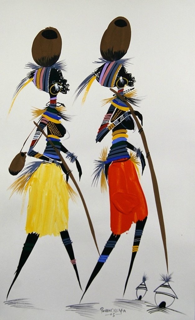 Detail of Black Models, 2008 by Oglafa Ebitari Perrin