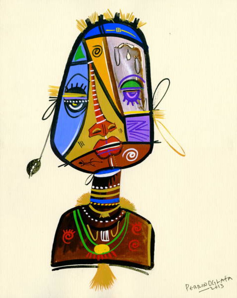 Detail of Beauty Beneath 2, 2013 by Oglafa Ebitari Perrin