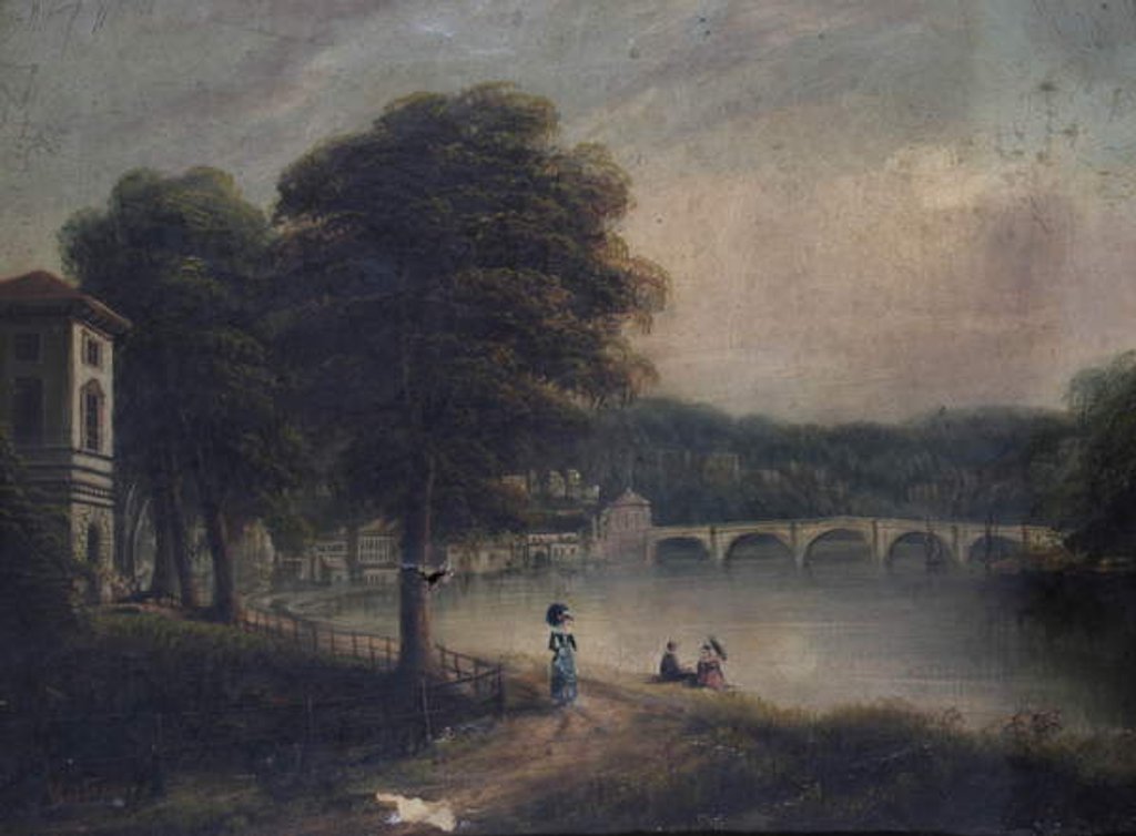 Detail of Asgill House by Cholmondeley Walk, Richmond, Surrey, looking towards Richmond Bridge by G. Suter