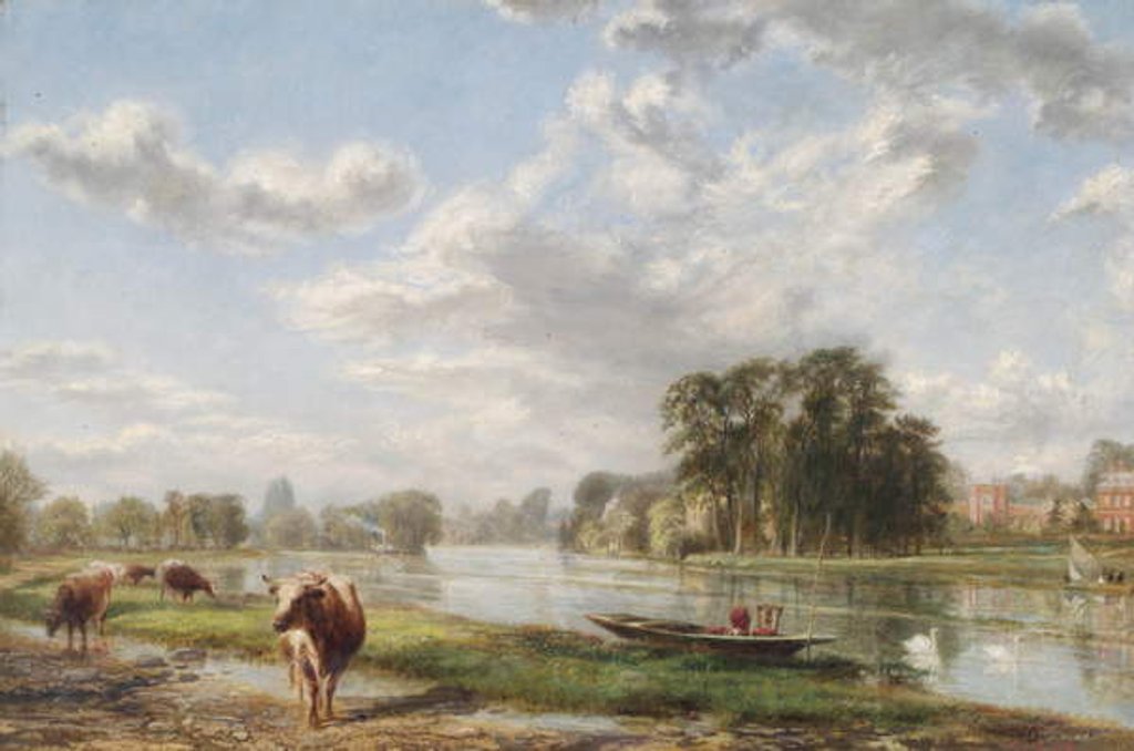 Detail of Orleans House, Twickenham, c.1825 by John Cleghorn