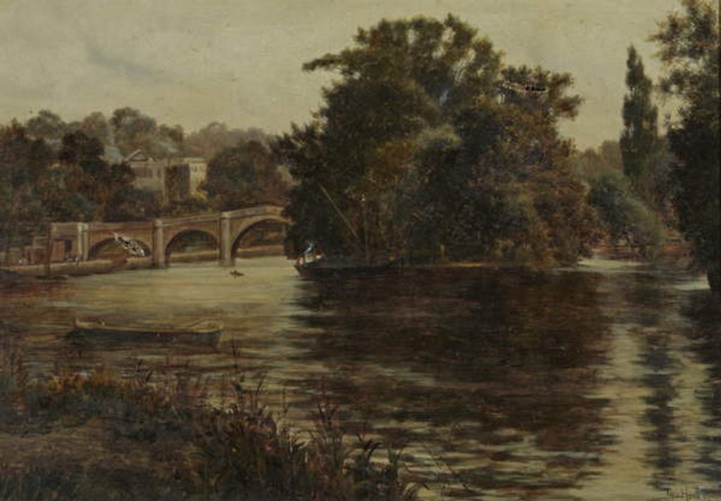 Detail of Richmond from below the Bridge by Theodore Hines