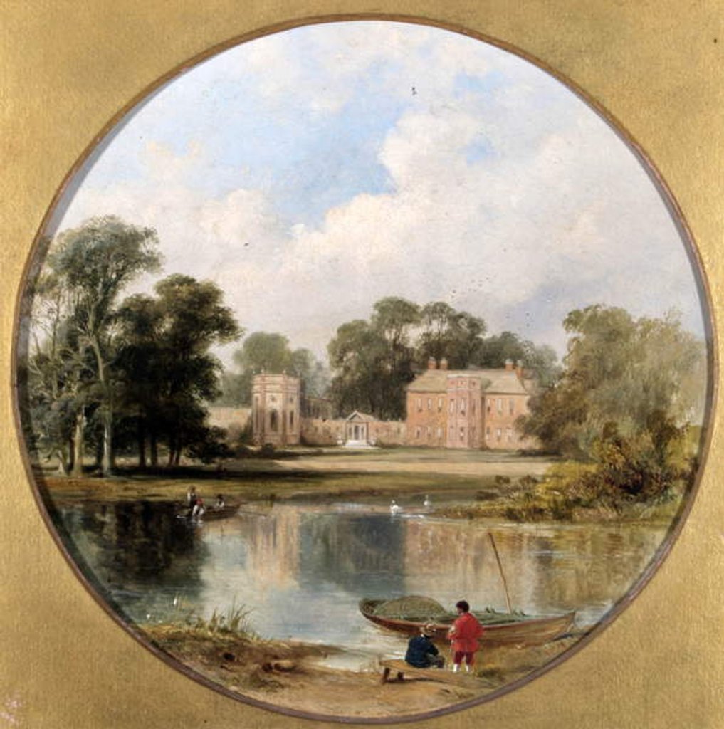 Detail of Orleans House, c.1840 by Alfred Vickers