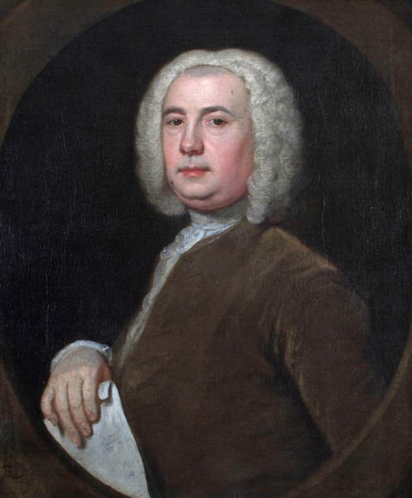 Detail of James Gibbs, Architect by Bartholomew Dandrige